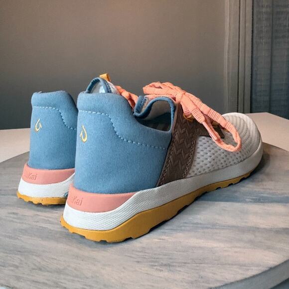 OluKai Wailuku Women’s Sneakers White Multi Comfort Trail Shoes US Size 8.5 - Picture 6 of 9